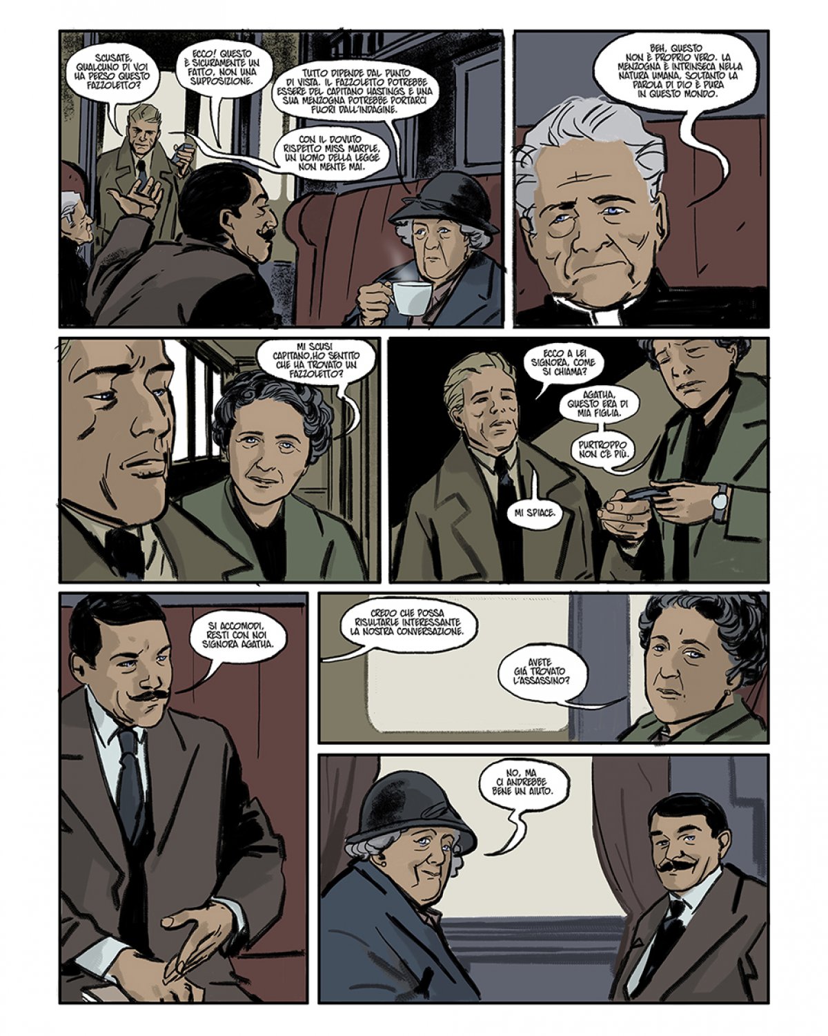 POIROT-MARPLE - Novela gráfica - Claudio Stassi